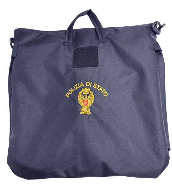 POLIZIA BORSA PORTA CASCO