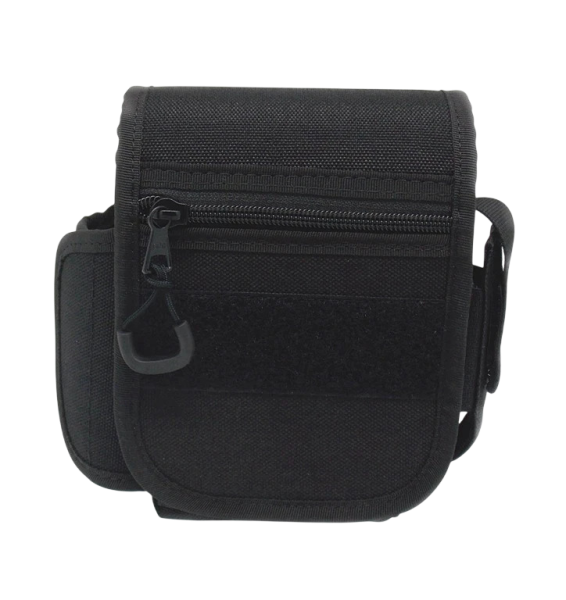 BORSETTO NERO MULTIUSO PER CINTURONE IN CORDURA